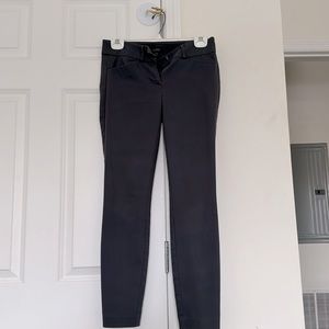 Loft 00 dark grey skinny dress pants.